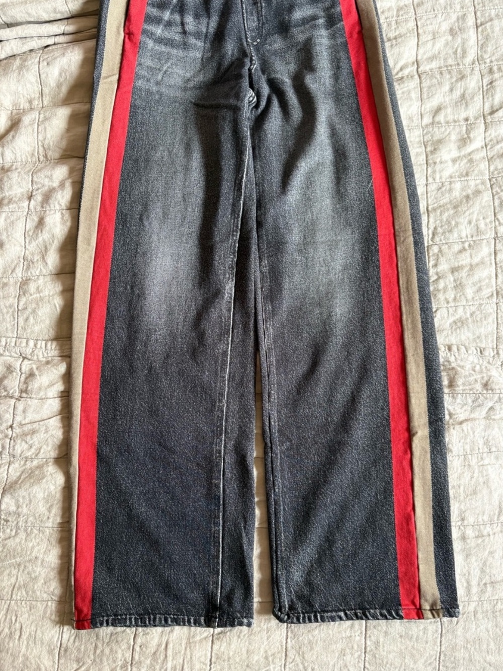 Rag & Bone Miramar Sport Stripe Track Pants Cotton Terry - Picture 10 of 12